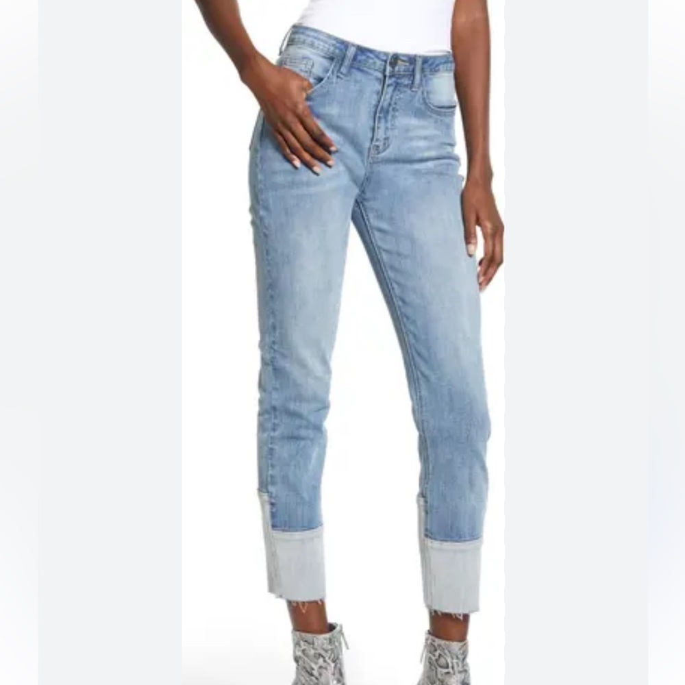 English Factory Light Blue Ankle Jeans